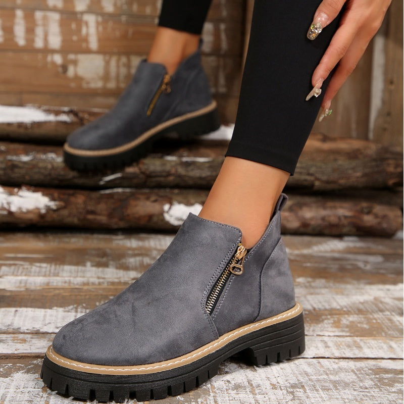 Stylish zipper boots for women, orthopedic design for ultimate comfort & support.