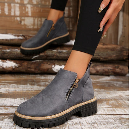 Stylish zipper boots for women, orthopedic design for ultimate comfort & support.