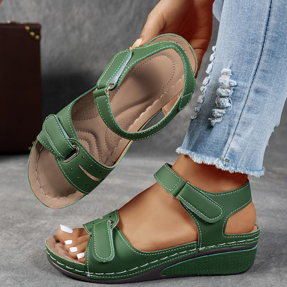 Lightweight women's orthopedic sandals, offering arch support & flexible comfort.