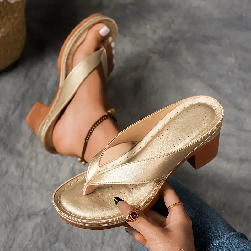 Cushioned slip-on women's orthopedic sandals. Excellent arch support for comfort footwear & casual walking.