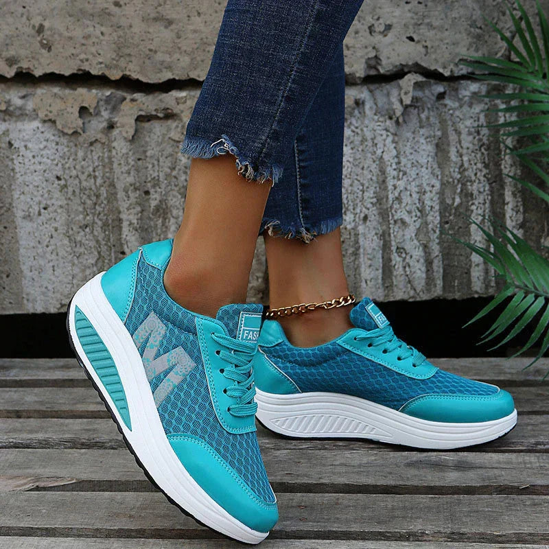 Durable women's orthopedic walking sneakers, designed for daily wear, ensuring maximum comfort & support.