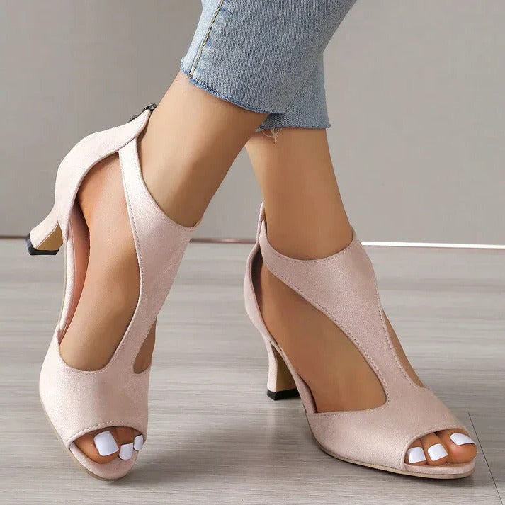 Elegant women's orthopedic dress heels, designed for foot health and chic style with supportive comfort.