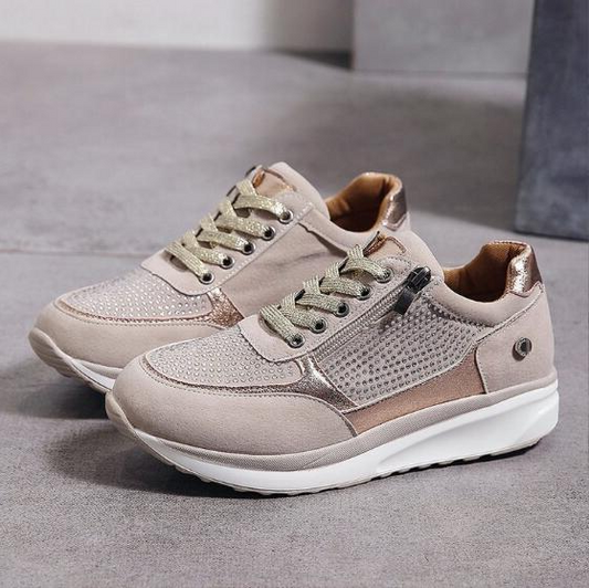 Women's orthopedic leisure shoes with stylish design & arch support for ultimate comfort & walking.