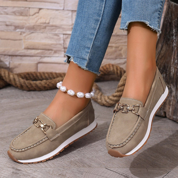 Comfortable slip-on loafers for women, providing premium arch & foot support.