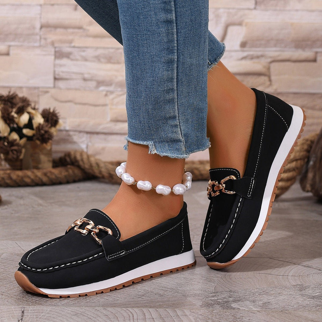 Modern women's casual shoes with superior arch support & easy slip-on design.