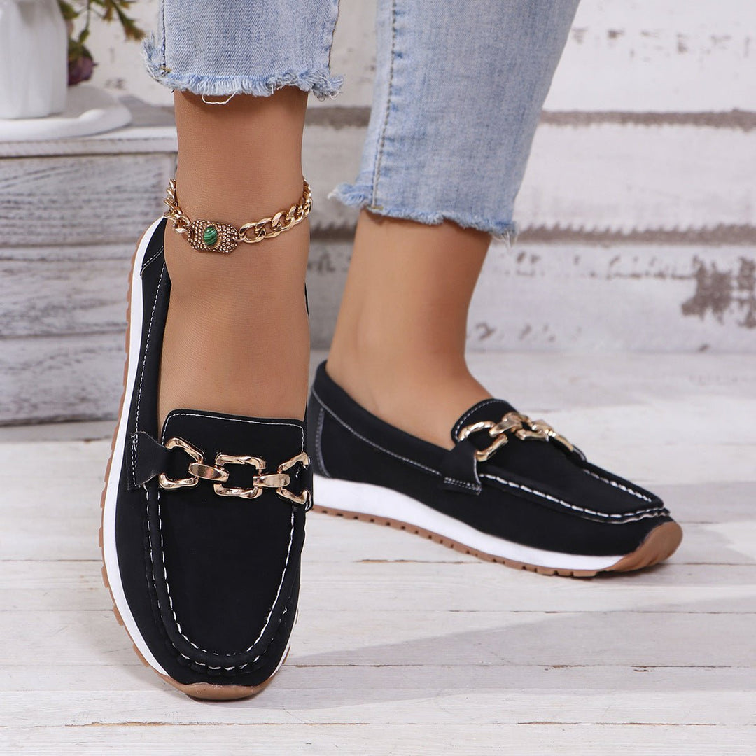 Orthopedic comfort loafers for women, enhancing foot health & daily well-being.