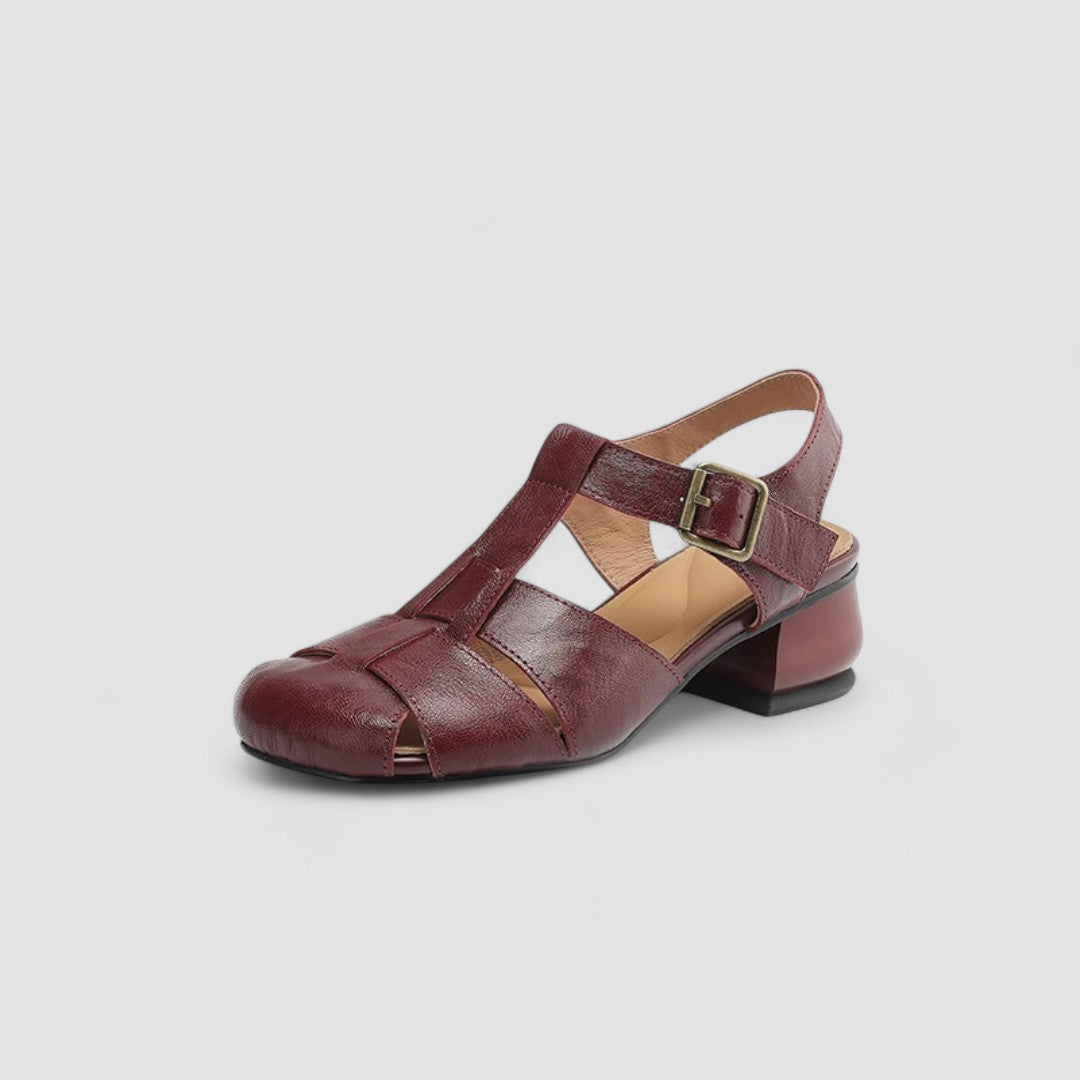 Comfortable women's Mary Jane shoes with arch support, block heel, and orthopedic design for foot pain relief.