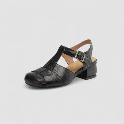 Fashionable women's orthopedic Mary Jane shoes, designed for comfort and everyday wear with supportive arch.