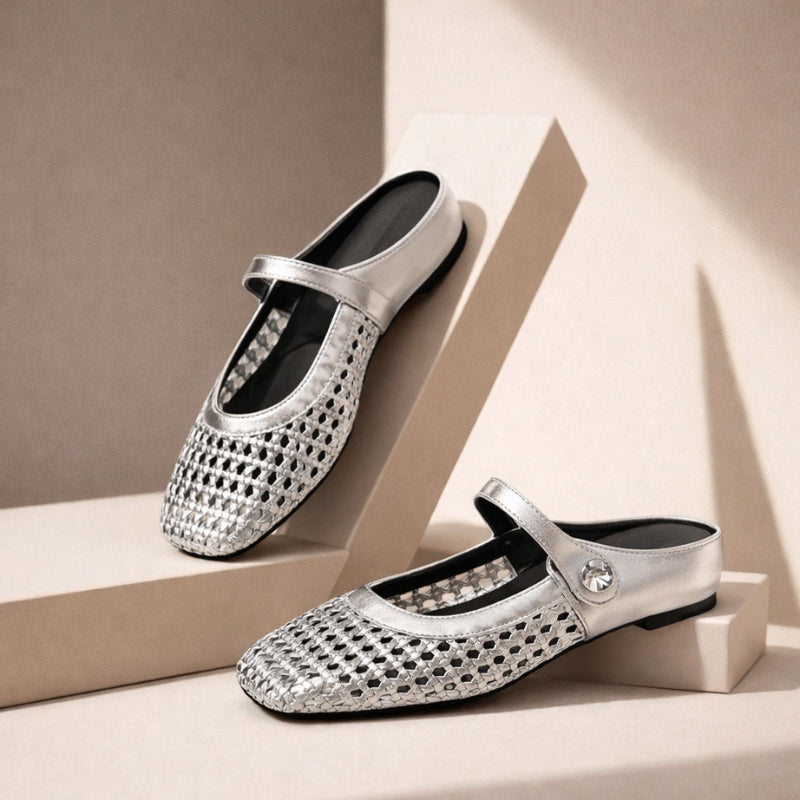 Everyday women's orthopedic mule flats, designed for supreme all-day comfort & easy slip-on.