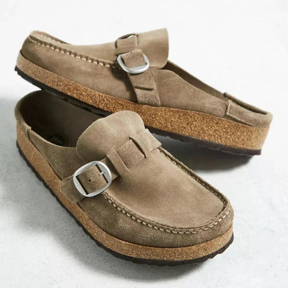 Women's orthopedic mules, cushioned for all-day comfort & superior foot support.