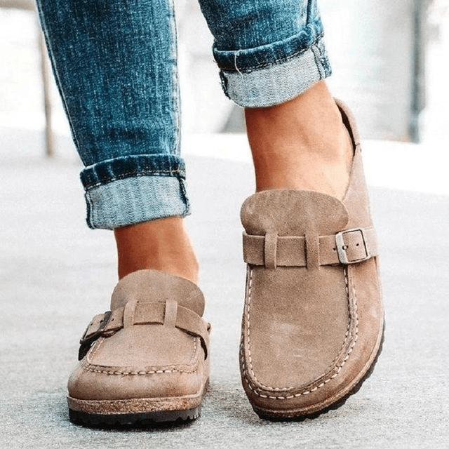 New women's orthopedic comfort mules. Stylish slip-on footwear with excellent foot support.