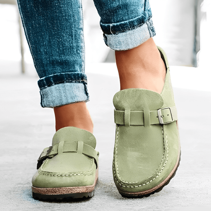 Versatile women's orthopedic mules, ideal for casual comfort & everyday foot support.