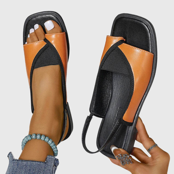 Comfortable women's beach sandals with orthopedic support, ideal for summer vacations & casual wear.