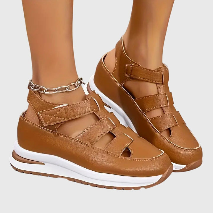 Women's adjustable arch support sandals, orthopedic design for superior comfort and stability.