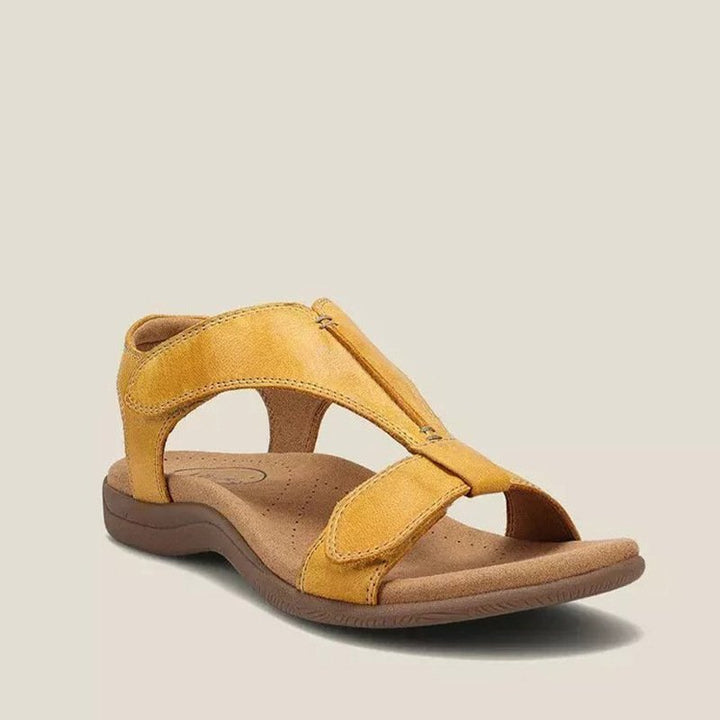 Stylish casual women's orthopedic sandals. Cushioned for comfort, with supportive arch design. Perfect for summer.