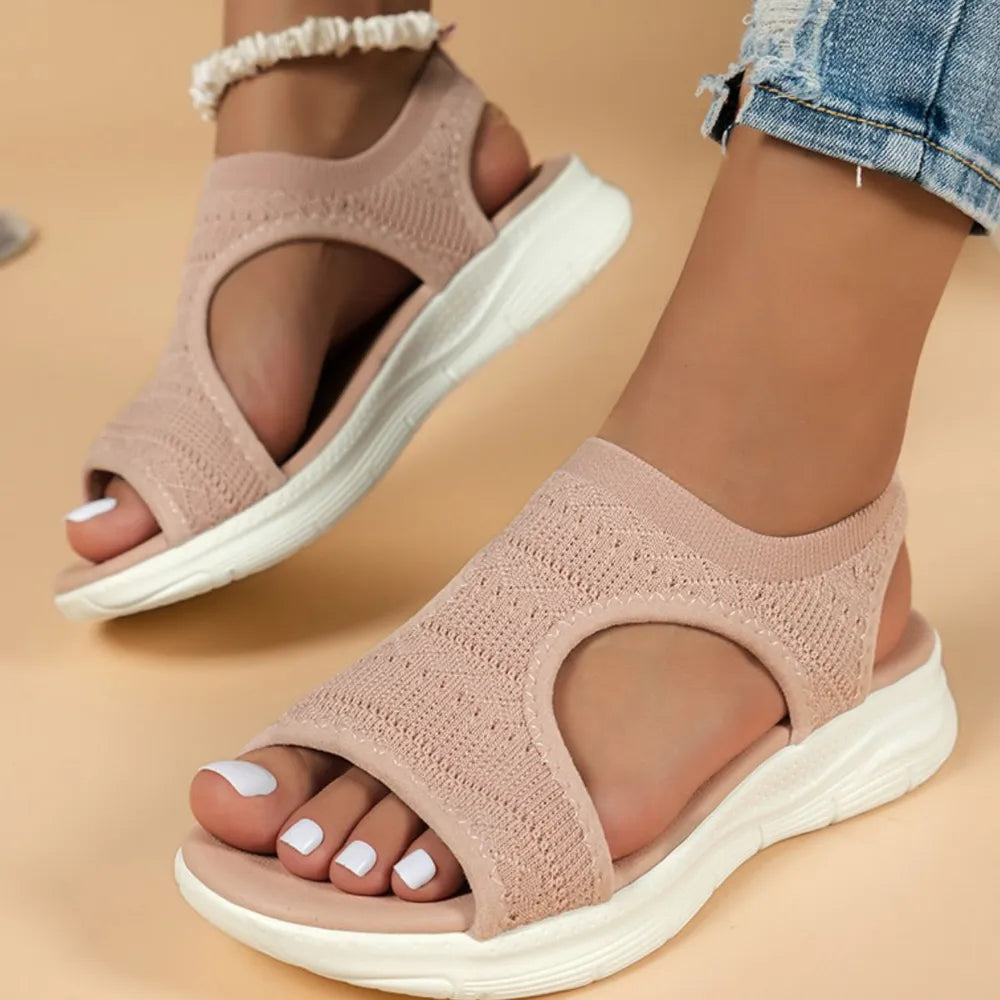 Women's orthopedic sandals with arch support for all-day comfort and pain relief.