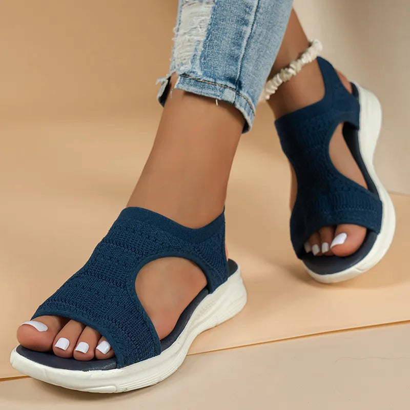 Women's walking sandals, engineered for comfort and foot pain relief with arch support.