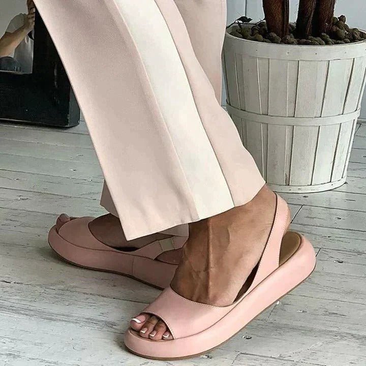 Women's summer orthopedic slingback sandals, comfortable with excellent arch support.