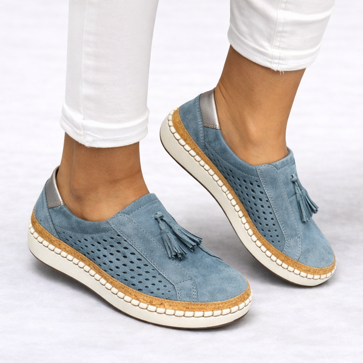Lightweight & breathable women's orthopedic slip-on shoes for ultimate comfort, great for daily casual wear and walks.