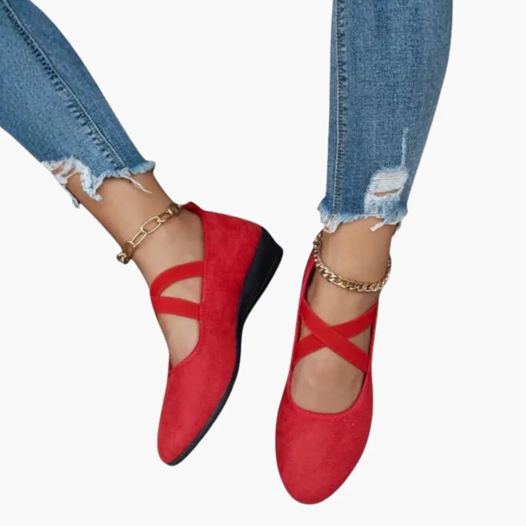 Casual women's walking shoes, orthopedic slip-ons with superior cushioning & support.