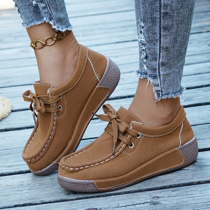 Versatile women's casual orthopedic slip-on shoes, great for walking with built-in arch support.