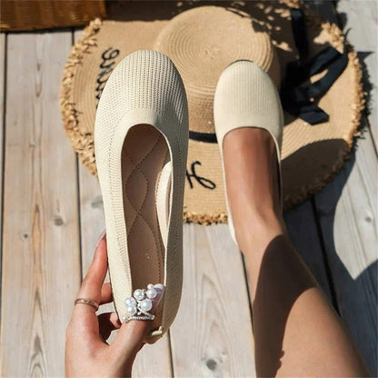 Comfortable women's slip-on orthopedic shoes with superior arch support & memory foam for pain relief.
