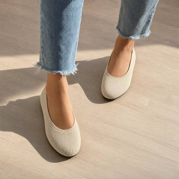 Comfortable women's slip-on orthopedic shoes for foot pain relief & posture.