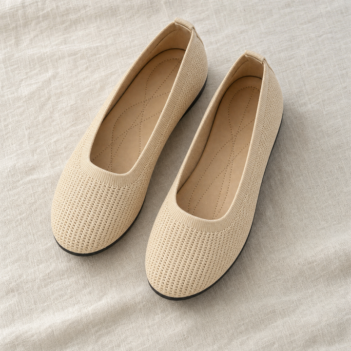 Easy-wear casual women's orthopedic slip-ons with arch support for posture.