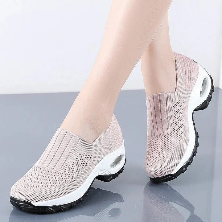 Lightweight women's orthopedic slip-on shoes for ultimate comfort, ideal for active everyday use.