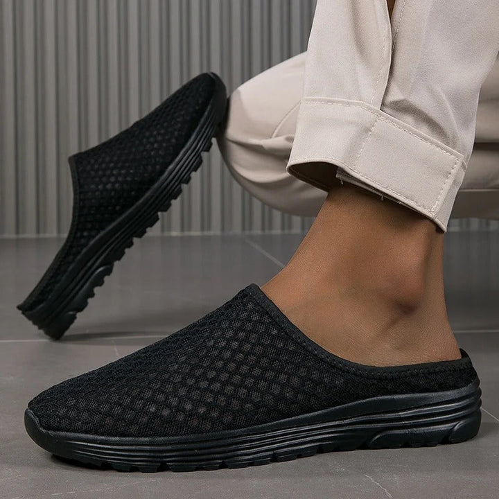 Athletic women's slip-on sneakers, providing orthopedic arch support and cushioning for active wear.
