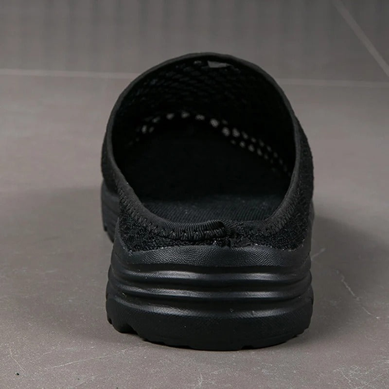 Orthopedic women's slip-on sneakers, cushioned for superior arch support and easy, comfortable walking.