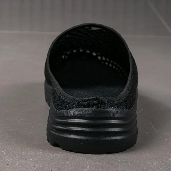 Orthopedic women's slip-on sneakers, cushioned for superior arch support and easy, comfortable walking.