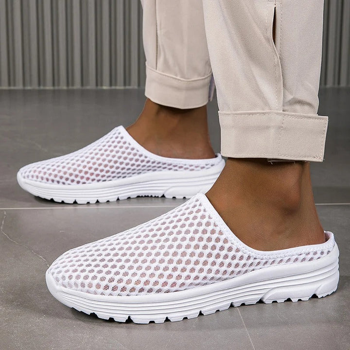 Easy wear women's slip-on sneakers, offering orthopedic arch support and cushioning for daily comfort.