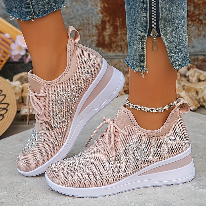 Orthopedic women's elegant walking shoes, ensuring supreme comfort & pain relief.