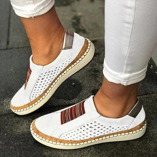 Women's orthopedic sneakers with bunion corrector for pain relief & arch support.