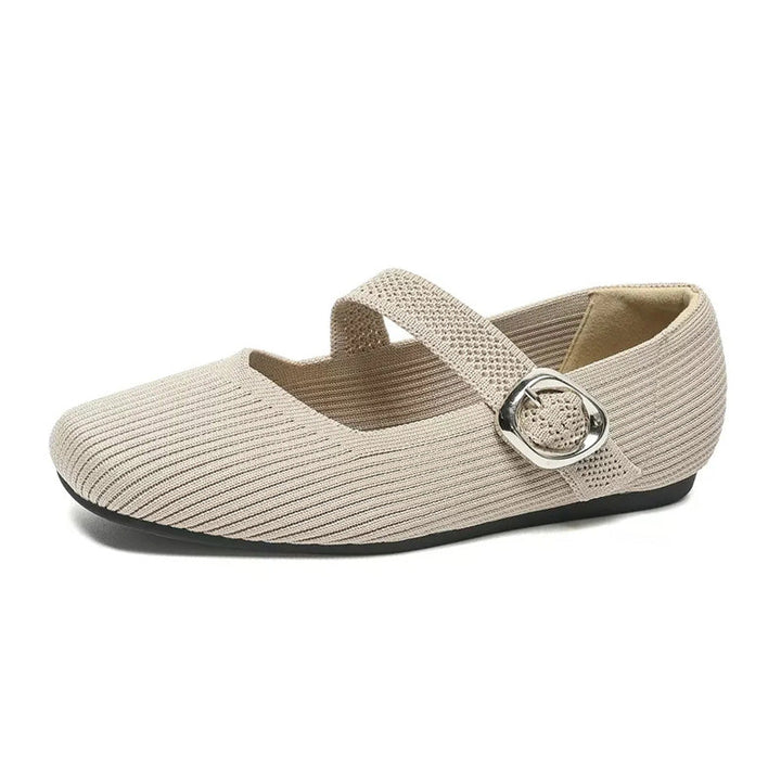 Women's Orthopedic Square Toe Mary Jane Flats for all-day comfort and foot support.
