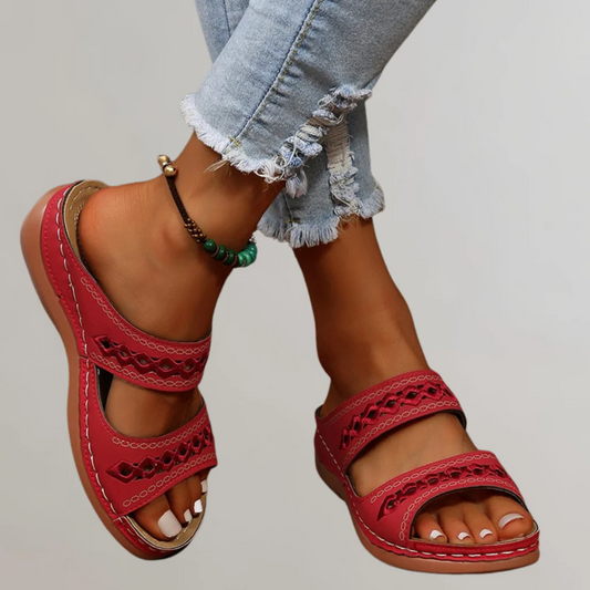 Women's orthopedic summer sandals with arch support, offering ultimate comfort for daily wear.