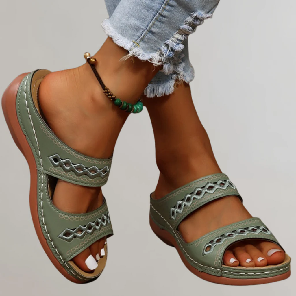 Everyday women's orthopedic sandals, providing excellent arch support & comfort for summer footwear.