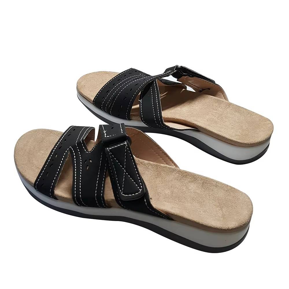 Female orthopedic sandals with posture correction & arch support for ultimate comfort & healthy feet.