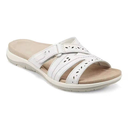Supportive orthopedic footwear for women, helping relieve plantar fasciitis & improve foot health.