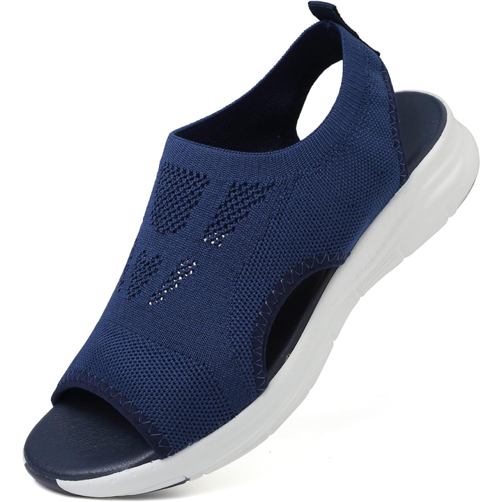 Essential summer women's shoes: orthopedic walking sandals with memory foam.