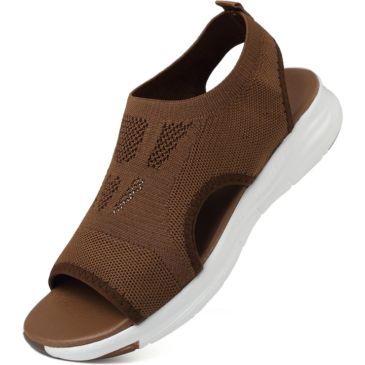 Non-slip women's comfort sandals, excellent for stability & orthopedic support.