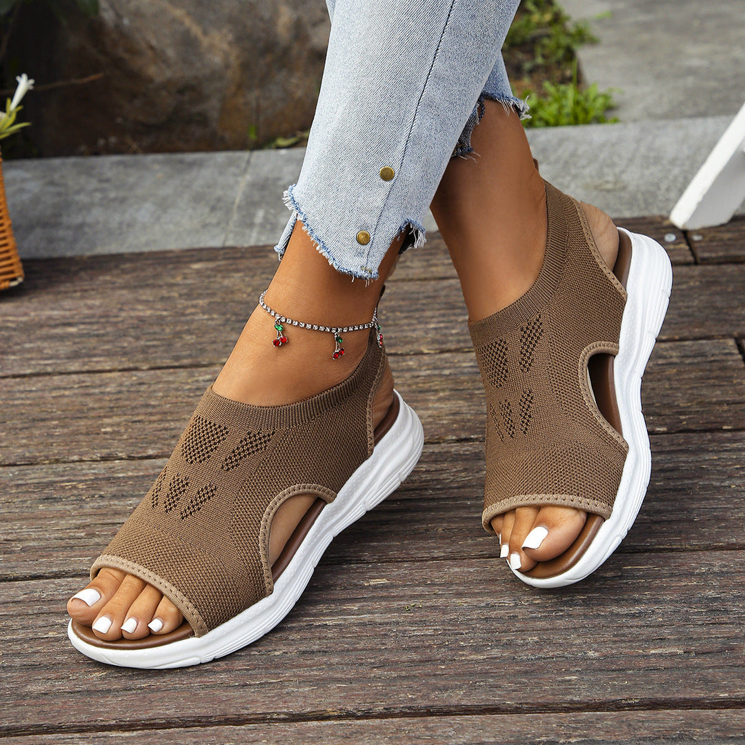 Orthopedic women's walking sandals, providing arch support and ultimate comfort.