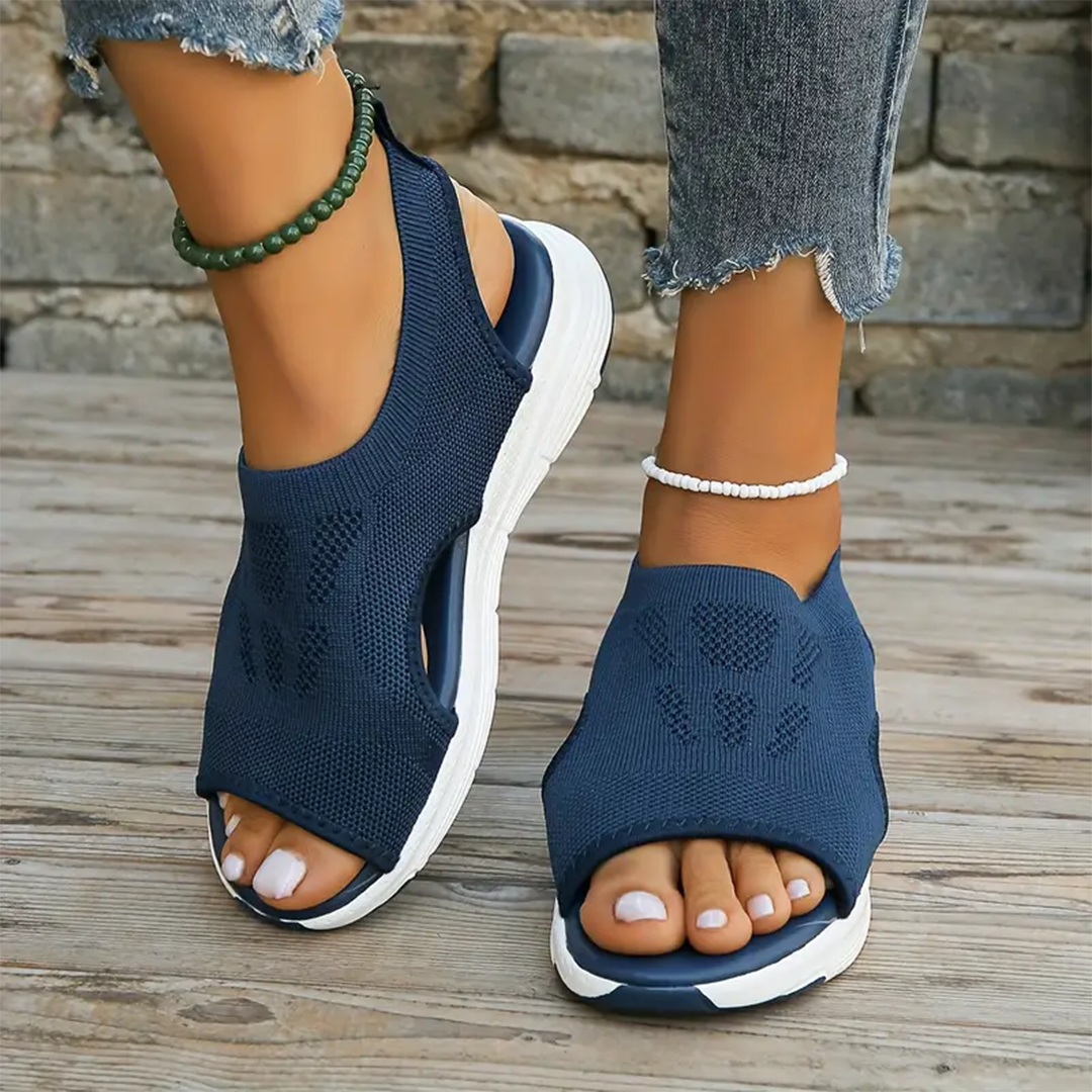 Women's comfortable footwear: orthopedic arch support sandals with memory foam.