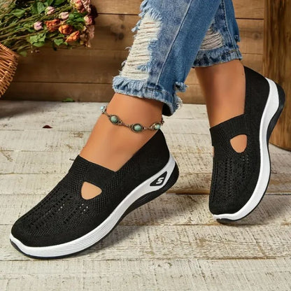 Ultra-comfortable women's walking shoes. Orthopedic design ensures all-day foot support & pain relief.
