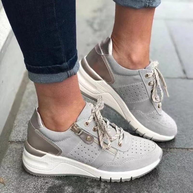 Ergonomic women's orthopedic walking shoes, wide fit for bunion relief & all-day comfort. Health footwear.