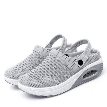 Women's orthopedic walking shoes with air cushion for superior comfort & pain relief, ideal for daily wear.
