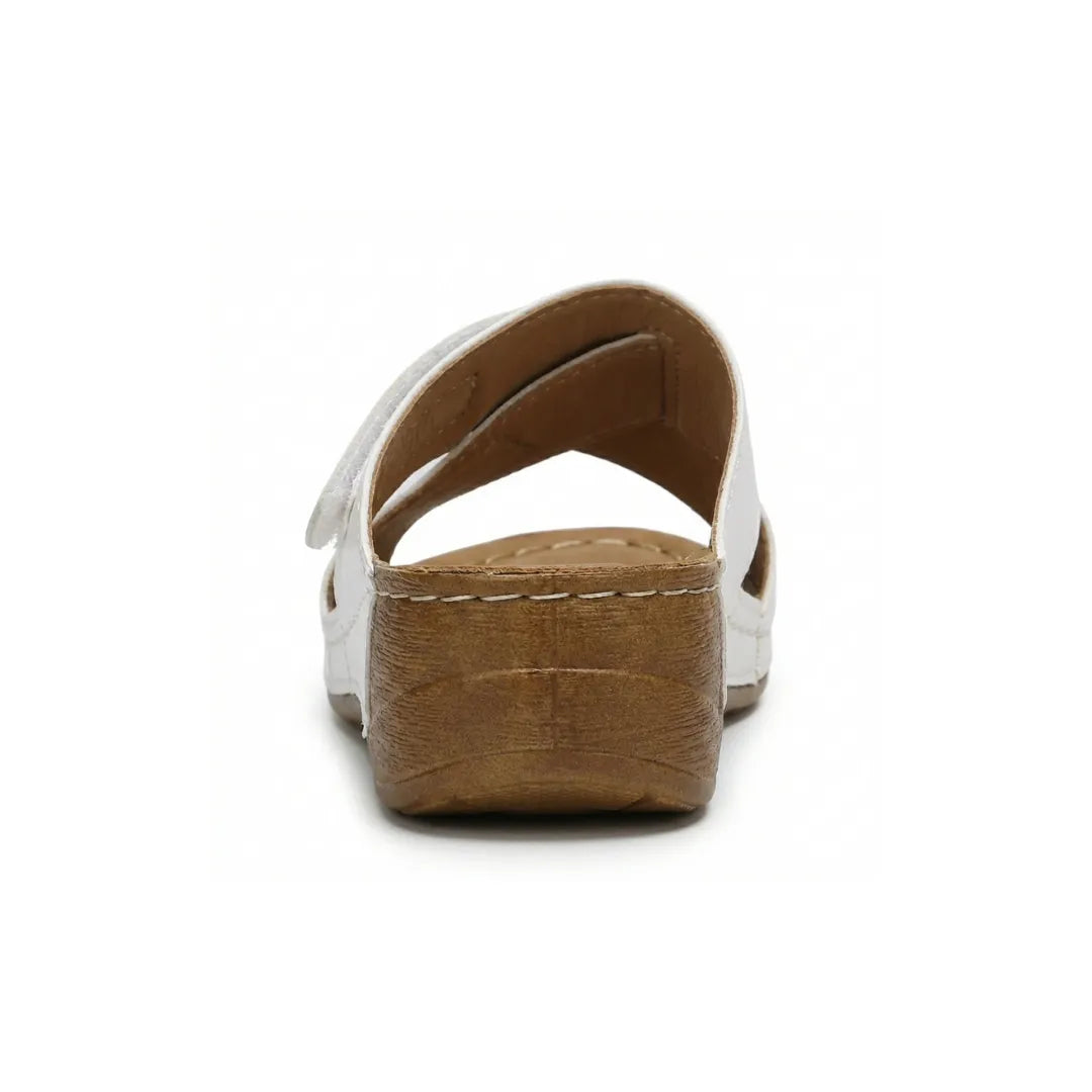 Lightweight adjustable wedge sandals for women, perfect for warm weather & support.