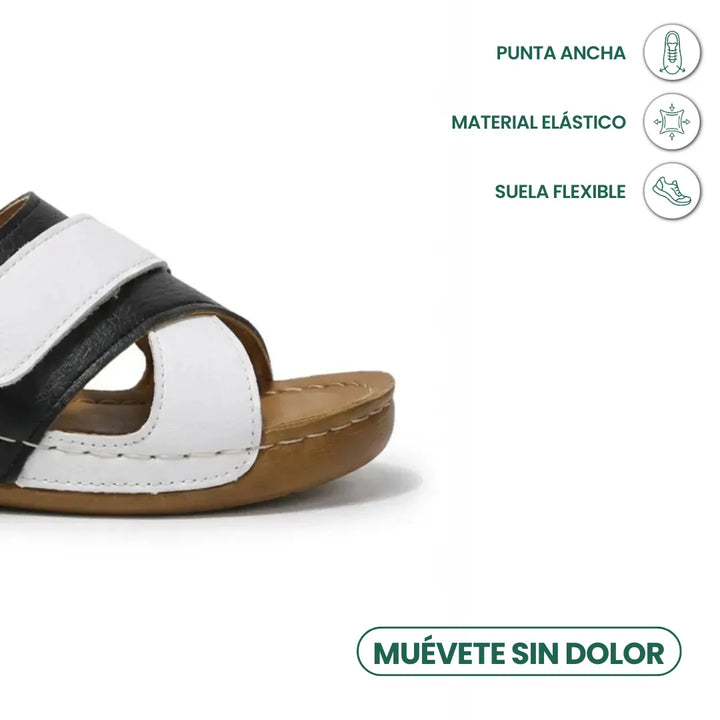Supportive orthopedic wedge sandals with adjustable straps for ultimate comfort.