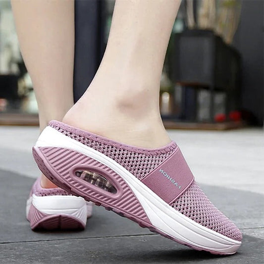 Women's orthopedic wedge sandals for ultimate foot comfort, support & pain relief.